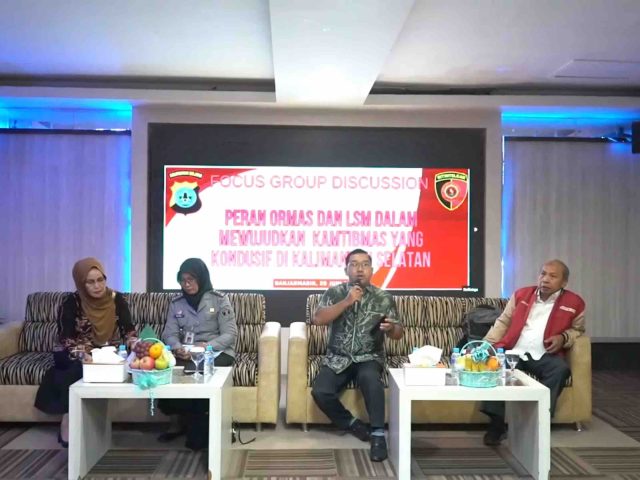 Dirintelkam Polda Kalsel Gelar FGD, Perkuat Peran Ormas dan LSM dalam Menjaga Kamtibmas