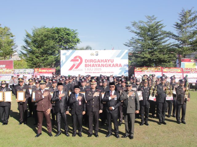 Hari Bhayangkara ke-79, Polres Banjar Tekankan Pentingnya Sinergitas dan Integritas