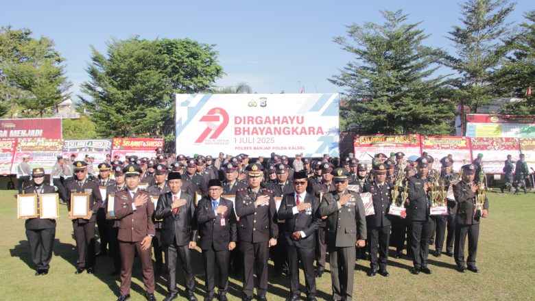 Hari Bhayangkara ke-79, Polres Banjar Tekankan Pentingnya Sinergitas dan Integritas