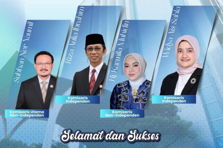 Lolos Fit & Proper Test OJK, Dewan Komisaris Baru Bank Kalsel Resmi Dilantik