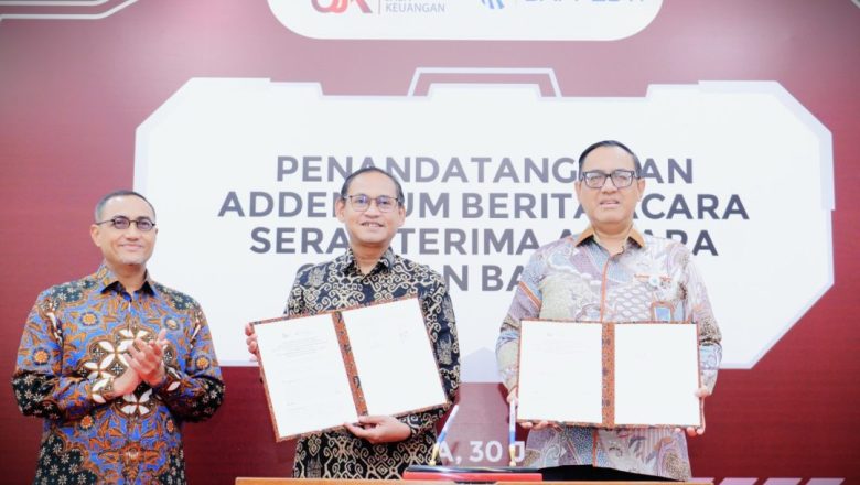 Penandatanganan Adendum BAST, OJK Resmi Ambil Alih Pengawasan Aset Digital