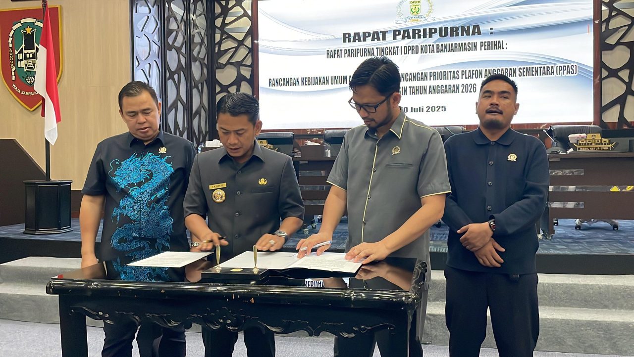 DPRD Kota Banjarmasin berikan kritik & catatan penyampaian Rancangan KUA PPAS Tahun Anggaran 2026