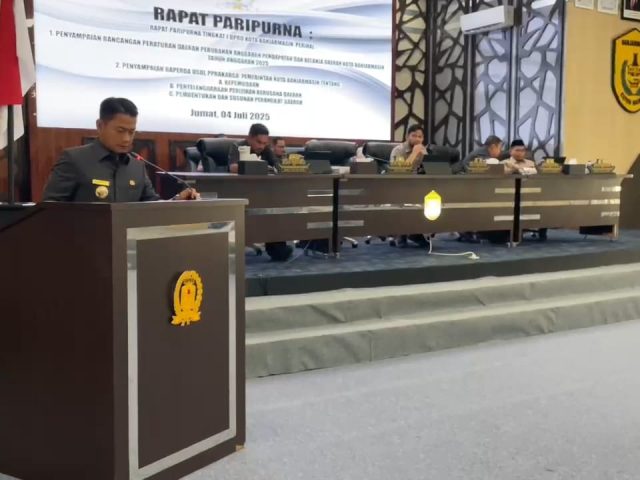 DPRD Banjarmasin setujui 3 RAPERDA prakarsa Pemerintah Kota