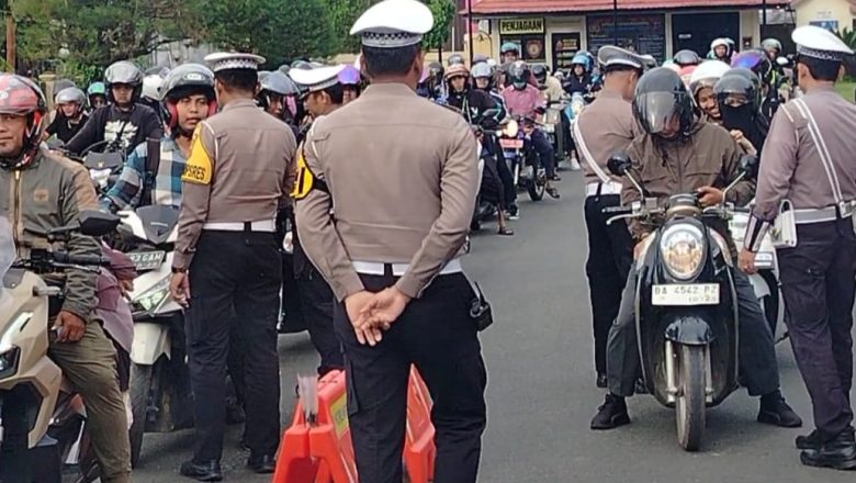 Satlantas Banjarbaru Temukan Pelanggaran Anak di Bawah Umur dalam Operasi Patuh Intan 2025
