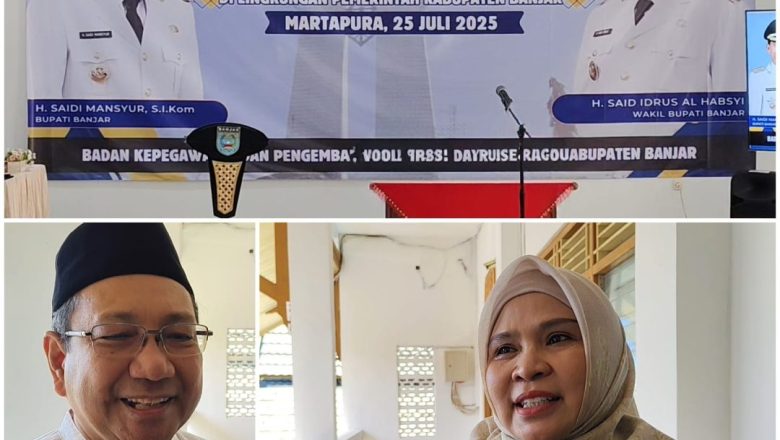 HM. Hilman Resmi Dilantik Sebagai Staf Ahli Bupati, Jabatan Sekda Banjar Kosong