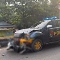 Laka Lantas Dekat Bundaran liang Anggang Libatkan Mobil Dit Samapta Polda Kalsel, Seorang Pelajar Meninggal Dunia Ditempat