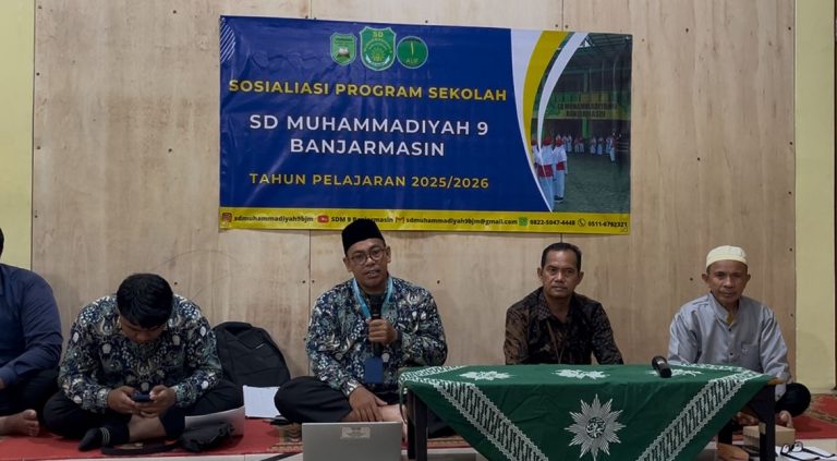 Wujudkan Visi Misi, SD Muhammadiyah 9 Banjarmasin Sosialisasikan Program Tahun Pelajaran 2025/2026