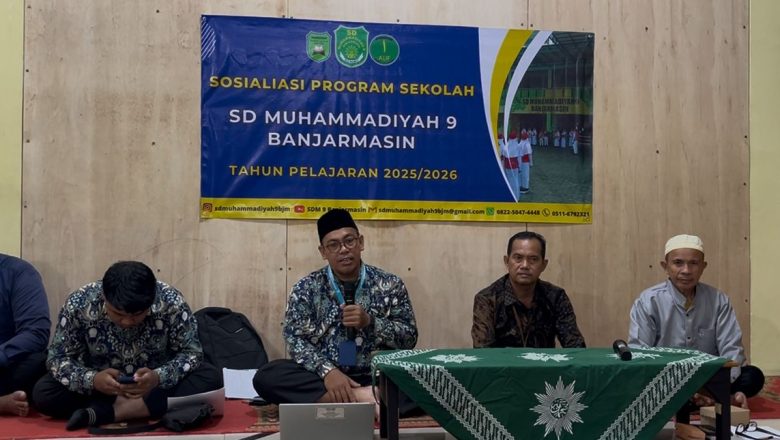 Wujudkan Visi Misi, SD Muhammadiyah 9 Banjarmasin Sosialisasikan Program Tahun Pelajaran 2025/2026