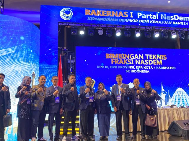 DPD NasDem Barito Kuala Hadiri Rakernas I Partai NasDem di Makassar, Dipimpin Langsung H. Jahrian