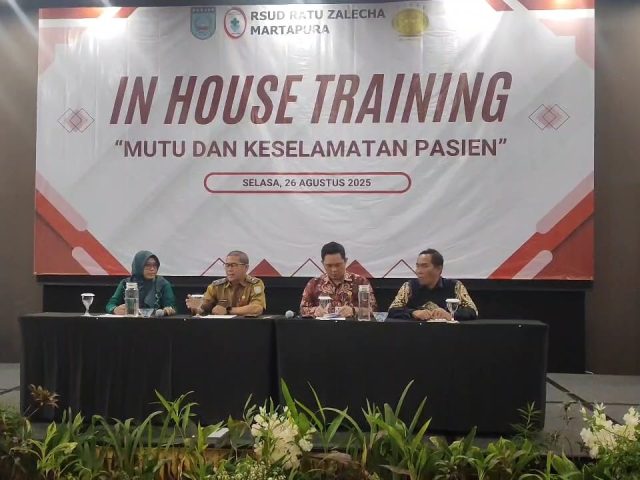 RSUD Ratu Zalecha Martapura Gelar Pelatihan Peningkatan Mutu Layanan dan Keselamatan Pasien