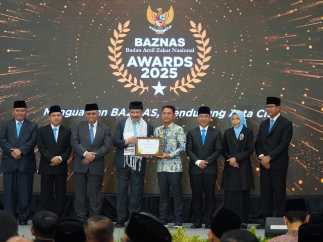Wali Kota Banjarmasin HM Yamin HR Raih Baznas Award 2025 sebagai Kepala Daerah Pendukung Gerakan Zakat