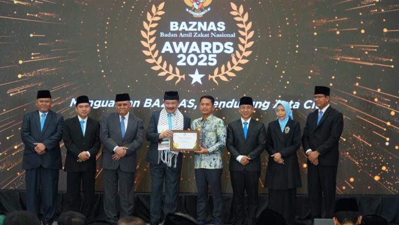 Wali Kota Banjarmasin HM Yamin HR Raih Baznas Award 2025 sebagai Kepala Daerah Pendukung Gerakan Zakat