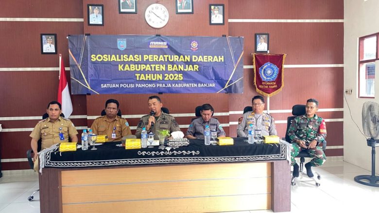 Satpol PP Banjar Gelar Sosialisasi Tahap Pertama Relokasi PKL Kertak Anyar