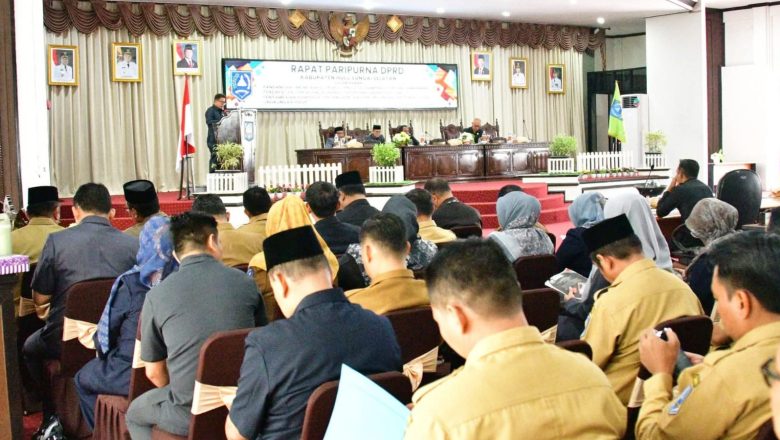 RAPAT PARIPURNA DPRD HSS BAHAS RAPBD 2026 DAN RANPERDA PENGELOLAAN LINGKUNGAN HIDUP