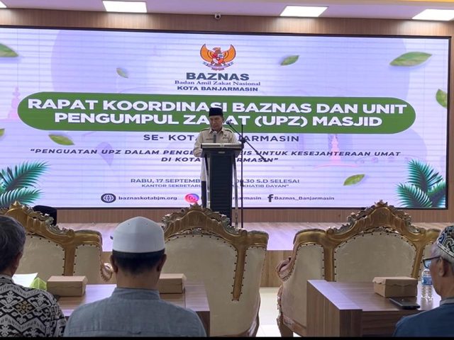 Rakor UPZ Baznas Banjarmasin: Makmurkan Masjid, Berdayakan Ekonomi Umat
