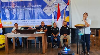 FAJI Gelar Pelatihan Juri Arung Jeram di Kalsel, Siapkan SDM Menuju PON dan Kejuaraan Internasional