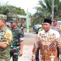 Bupati Bersama Wabup Batola: Dampingi Kunjungan Kerja STERAD TMMD KE-126 Di Kecamatan Wanaraya