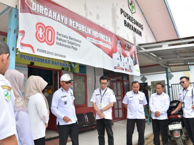 Wakil Bupati H.Suriani Monitoring Pembangunan di Wilayah Daha