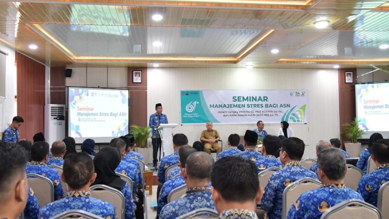Bupati Syafrudin Noor Buka Kegiatan Seminar Manajemen Stres ASN