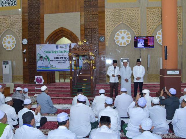 Syukuran Dan Sholat Hajat Bersama Dalam Memaknai Hari Jadi Kab. HSS Ke-75