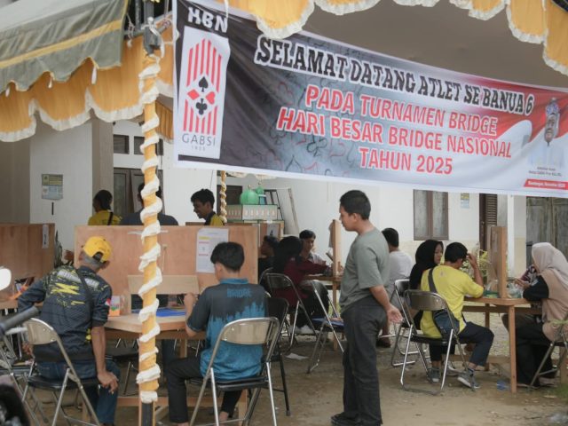 GABSI Sebanua-6 Gelar Turnamen Bridge Nasional di Hulu Sungai Selatan