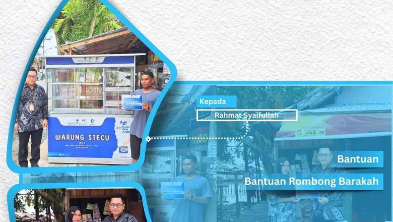 UPZ Bank Kalsel Dorong UMKM Prasejahtera, Salurkan Modal Usaha dan Gerobak Barakah di Banjarmasin