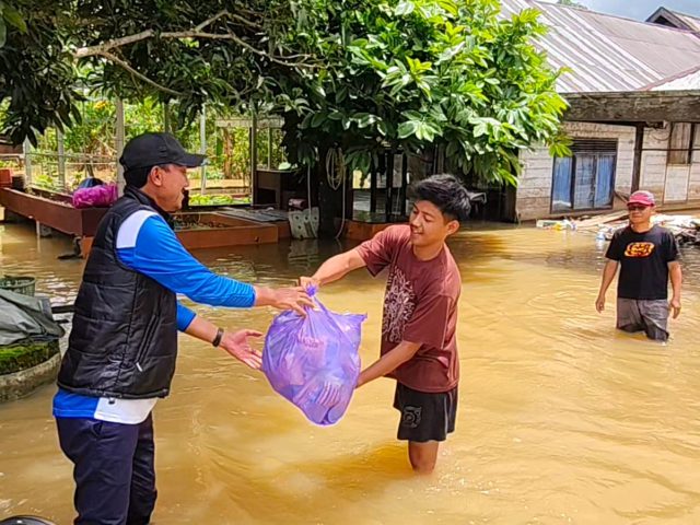 Bupati Banjar Tinjau Banjir di Astambul, Dua Desa Terdampak Paling Parah