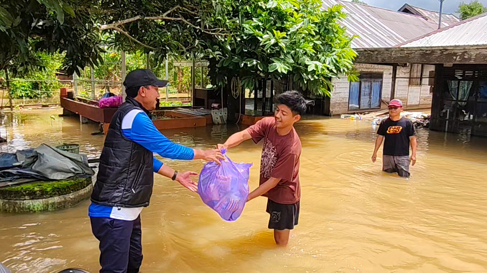 Bupati Banjar Tinjau Banjir di Astambul, Dua Desa Terdampak Paling Parah