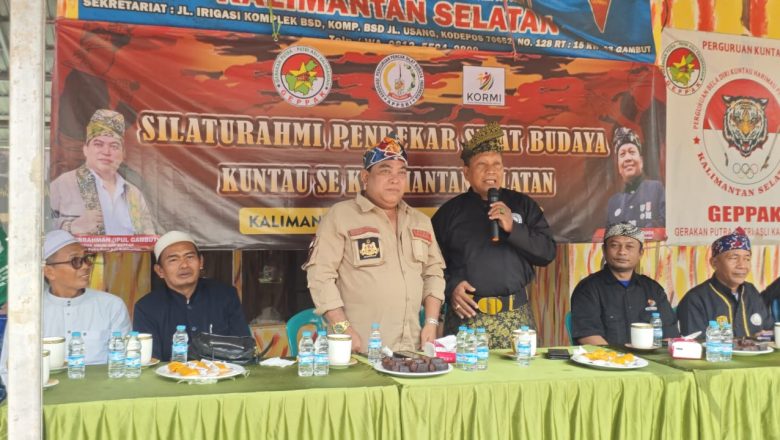KORMI Nasional Hadiri Silaturahmi 60 Perguruan Kuntau Kalsel, APPSBI Resmi Lantik Wakil Ketua Umum