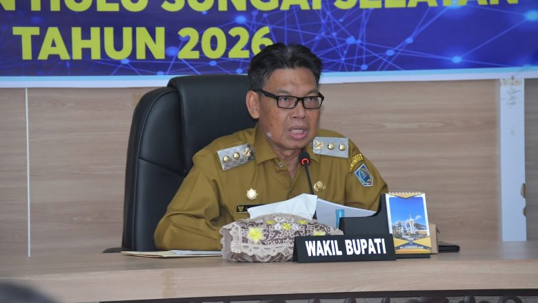 WAKIL BUPATI HSS PIMPIN RAKOR OPTIMALISASI PAD TAHUN 2026