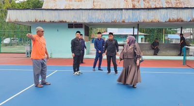 Komisi IV DPRD Banjar Soroti Proyek Renovasi Lapangan Tenis Rp. 393 Juta, Banyak Retak dan Dinilai Tak Sesuai RAB