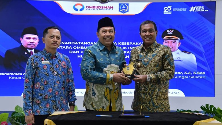Kerja Sama dengan Ombudsman RI, Bupati HSS Dorong Pelayanan Publik Lebih Profesional