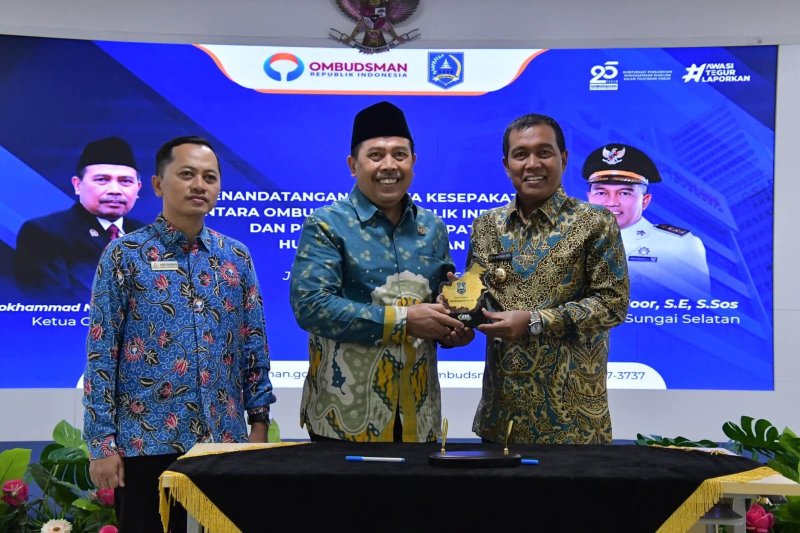 Kerja Sama dengan Ombudsman RI, Bupati HSS Dorong Pelayanan Publik Lebih Profesional