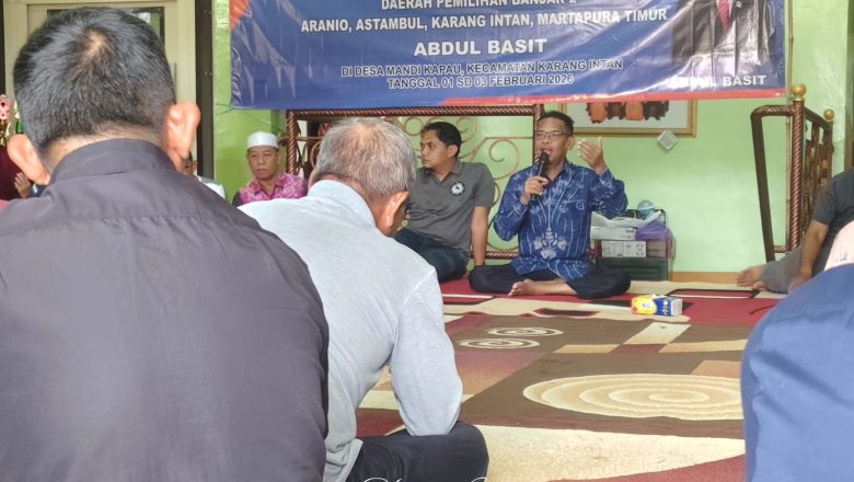 Anggota DPRD Banjar Abdul Basit Serap Aspirasi Warga Karang Intan Saat Reses