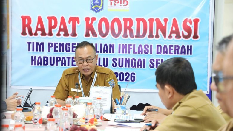Percepatan Program TPID Jadi Fokus Sekda HSS dalam Rapat Koordinasi Internal