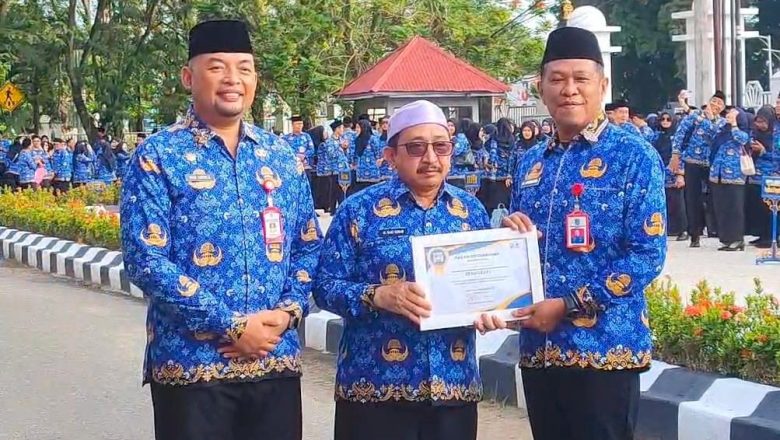 Wakil Bupati Banjar Serahkan Penghargaan kepada SKPD dan Kecamatan Teraktif Publikasi