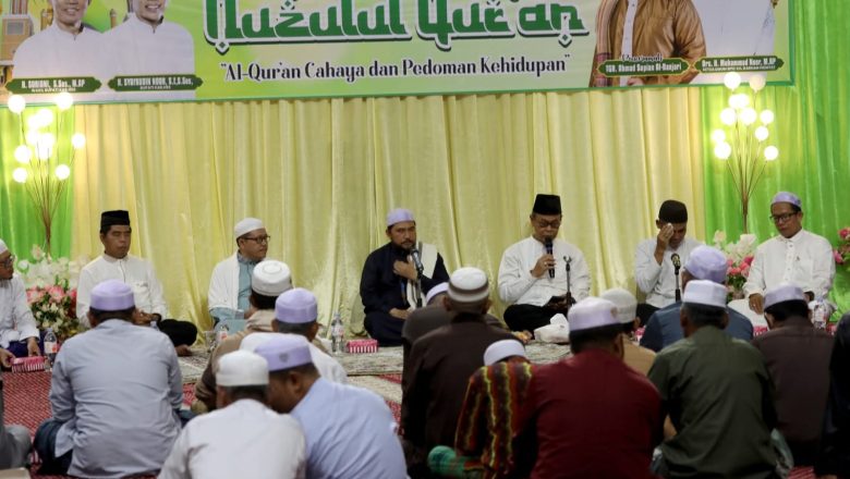 Sekda HSS Hadiri Nuzulul Qur’an di Islamic Center KH. Darham Hidayat, Tekankan Makna Al-Qur’an bagi Kehidupan