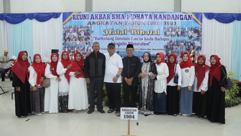 Reuni Akbar SMA 1 Idhata Kandangan, Wabup HSS Dorong Kebersamaan Alumni
