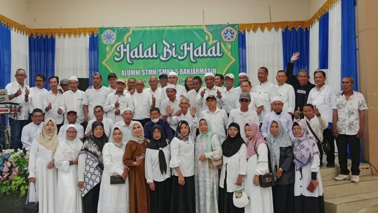 Nostalgia “Satu Hati”: Ratusan Alumni STMN/SMKN 5 Banjarmasin Pererat Silaturahmi Lewat Halal Bihalal