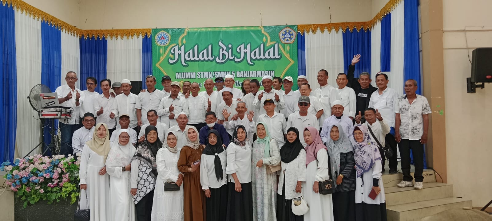 Nostalgia “Satu Hati”: Ratusan Alumni STMN/SMKN 5 Banjarmasin Pererat Silaturahmi Lewat Halal Bihalal