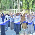 Senam, Edukasi, dan Bazar Warnai World Cancer Day di Kandangan