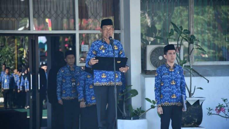 HUT Satpol PP, Damkar, dan Satlinmas, Wabup HSS Soroti Tantangan serta Kinerja Aparatur