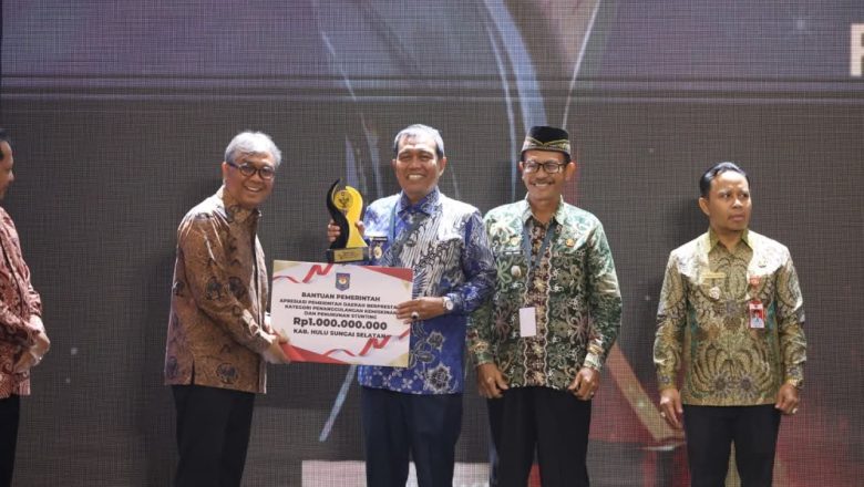HSS Raih Terbaik 3 se-Kalimantan dalam Penurunan Kemiskinan dan Stunting