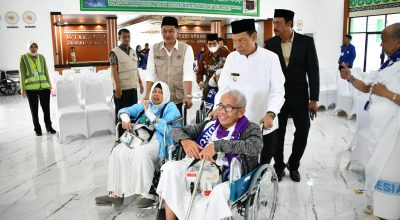 Wabup HSS Lepas Keberangkatan Jemaah Haji 2026 ke Tanah Suci
