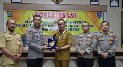 Pemkab HSS Raih Penghargaan dari Kapolda Kalsel atas Dukungan Assessment ASN