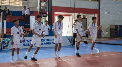 Takraw HSS Tampil Gemilang di POPDA Kalsel, HSS-A dan HSS-B Juara Pool