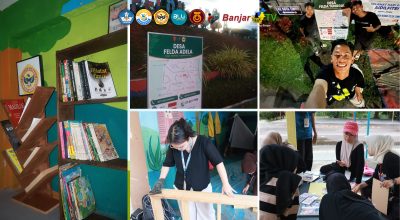 KKN Internasional ULM Bangun Pojok Baca dan Papan Informasi di Kawasan FELDA Malaysia