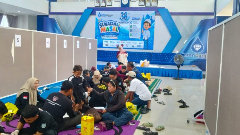 HUT Ke-38 PTAM Intan Banjar, Gelar Donor Darah, Sunatan Massal, dan Salurkan Sembako