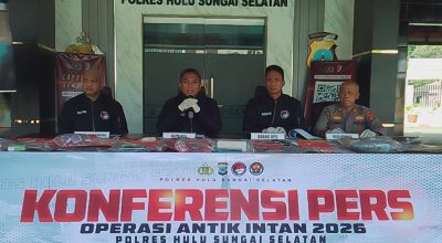 20 Kasus Terungkap, Polres HSS Sita 6,01 Gram Sabu dalam Operasi Antik Intan 2026