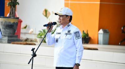 Wabup HSS Dorong Inovasi Pariwisata dan Ekonomi Kreatif saat Pimpin Apel di Disporapar